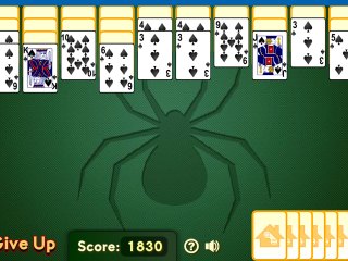 Spider Solitaire (pasjans solitaire) - zrzut ekranu 4