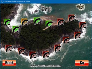 Coast Bike - gra motocross - zrzut ekranu 4