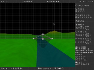 Bridge Construction Set - zrzut ekranu 1
