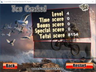 Coast Bike - gra motocross - zrzut ekranu 2