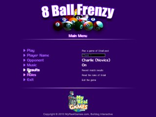 8 Ball Frenzy (bilard) - zrzut ekranu 1