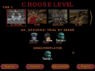 OpenArena (Quake) - zrzut ekranu 4