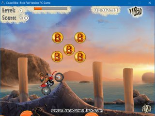 Coast Bike - gra motocross - zrzut ekranu 3