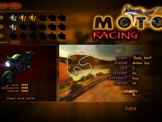 Moto Racing - wyścigi motocyklowe - zrzut ekranu 6