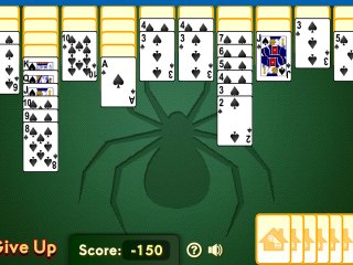 Spider Solitaire (pasjans solitaire) - zrzut ekranu 2