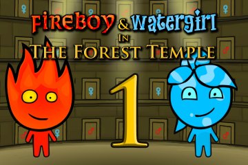 Ogień i Woda w leśnej świątyni (Fireboy & Watergirl)
