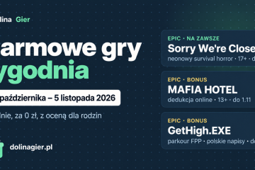 Darmowe gry tygodnia: Sorry We’re Closed i dwa bonusy w Epic (29 października–5 listopada 2026)
