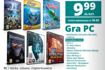 Fajne i tanie gry w promocji Biedronki