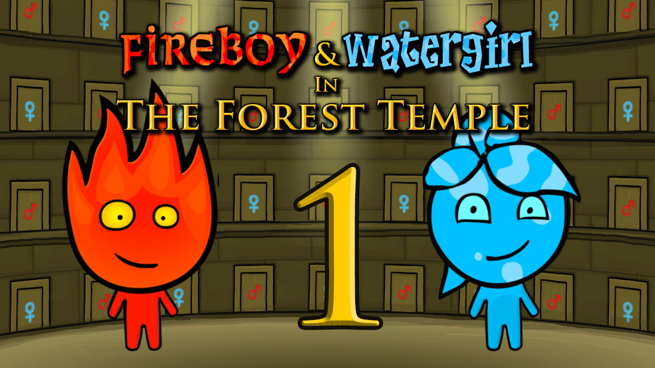 Gry Ogien I Woda Dla 2 Osob Ogień i Woda w leśnej świątyni (Fireboy & Watergirl)